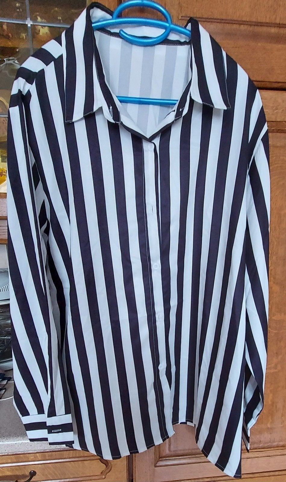 chemisier dame noir et blanc 3XL, Kleding | Dames, Ophalen of Verzenden, Wit
