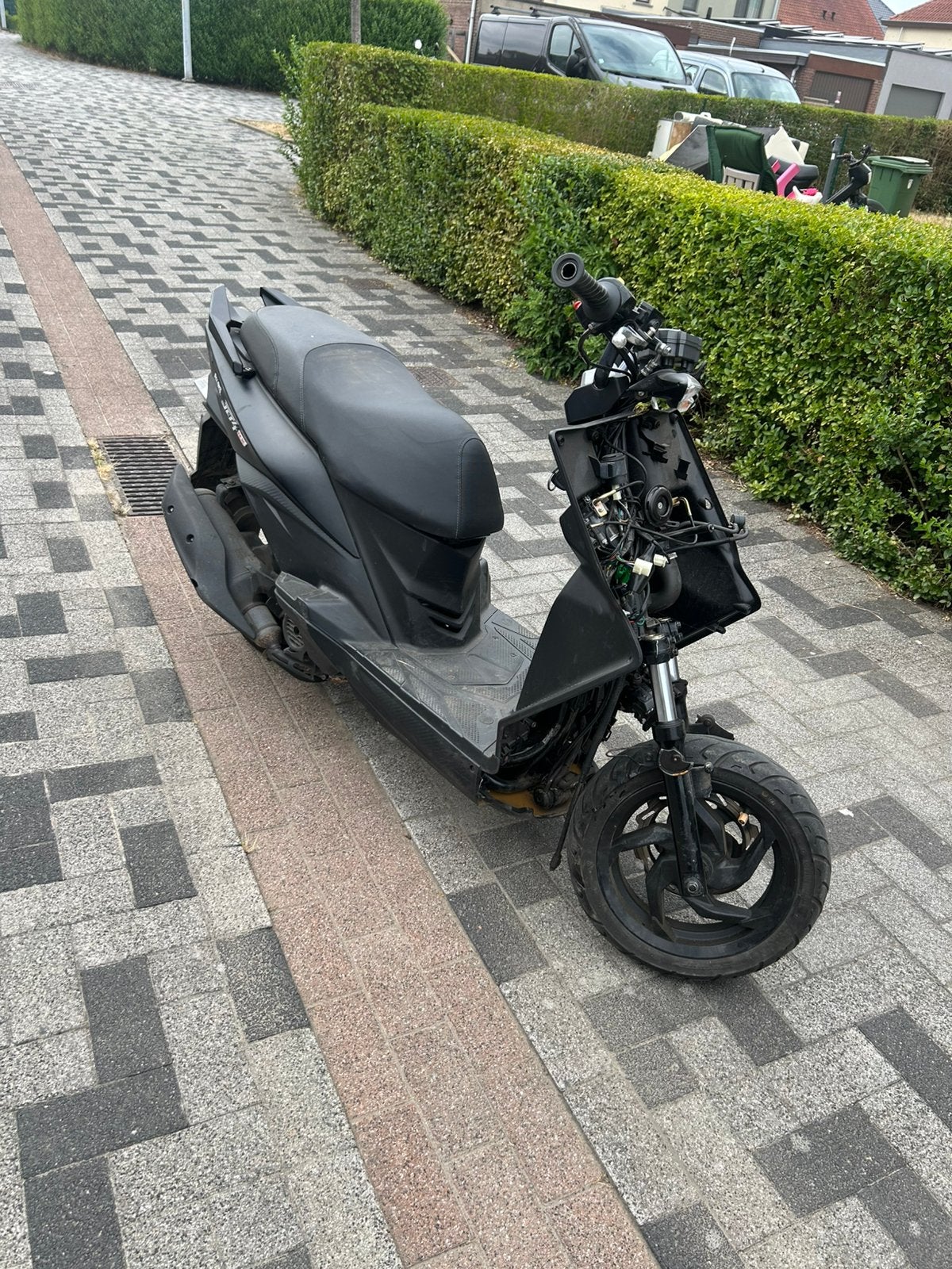 Sym Jet 4 Rx voor opmaak of onderdelen, Fietsen en Brommers, Ophalen, Klasse A (25 km/u), 49 cc, Overige merken