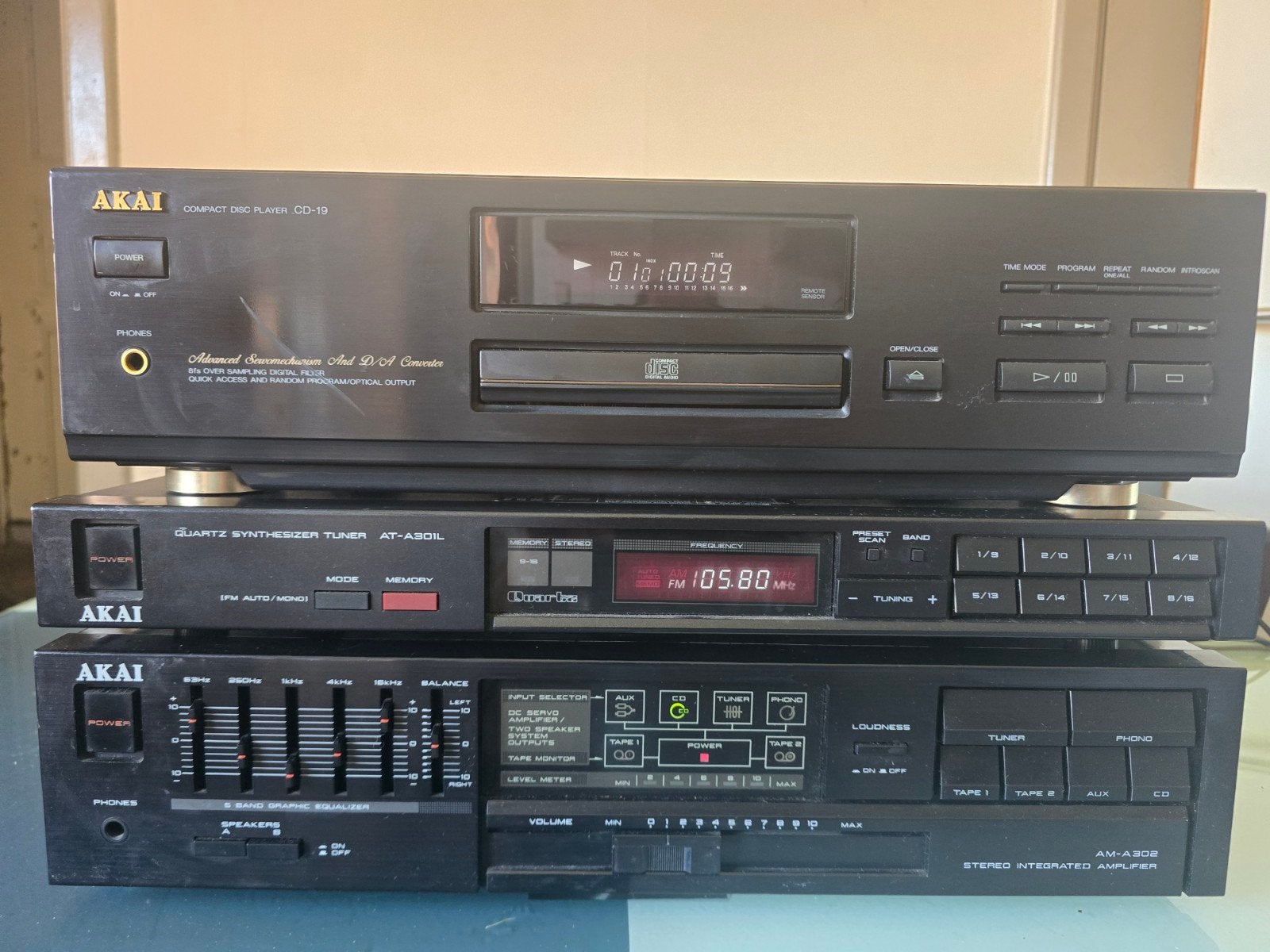 mooie stereo set AKAI, Audio, Tv en Foto, Stereoketens, Ophalen, Akai