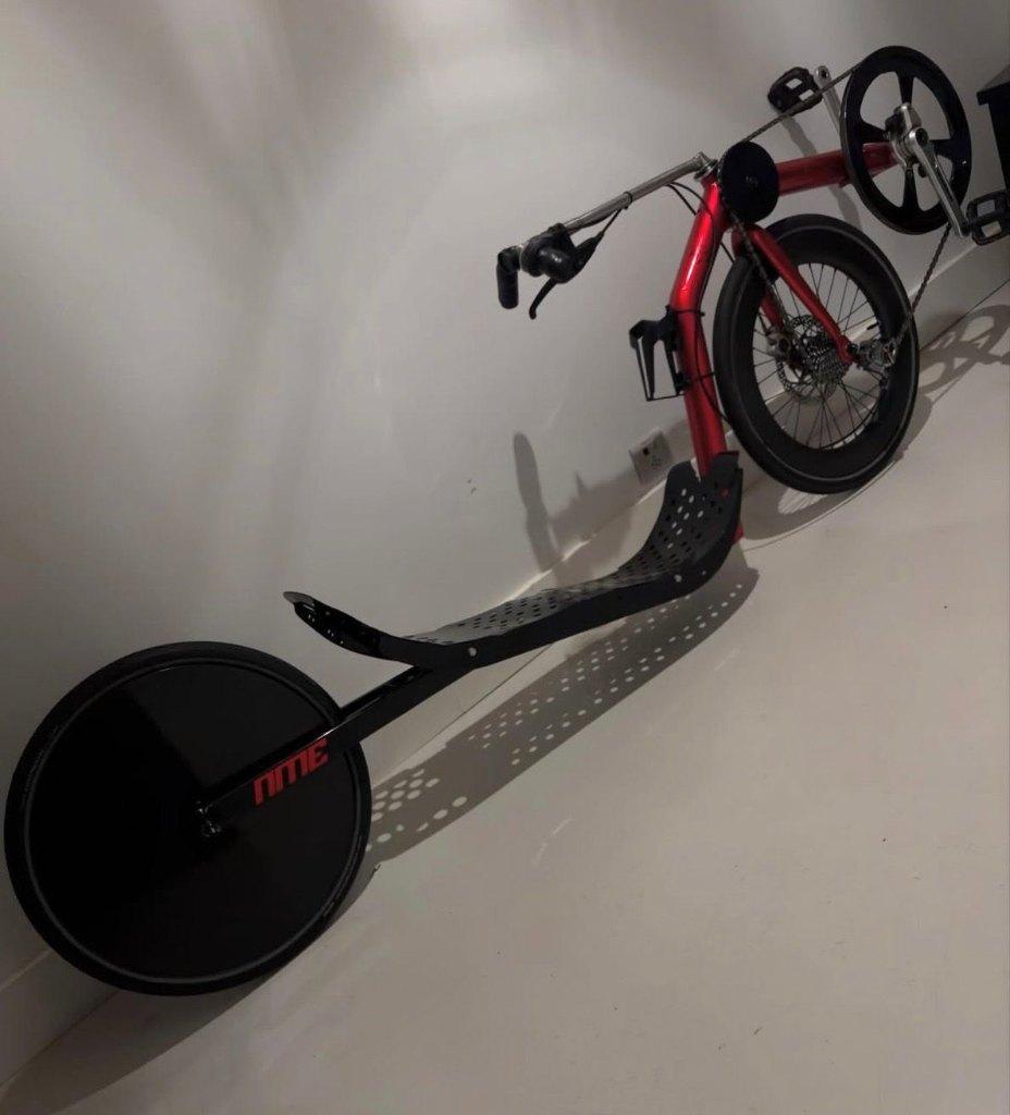ligfiets NME, Ophalen, Bovenstuur