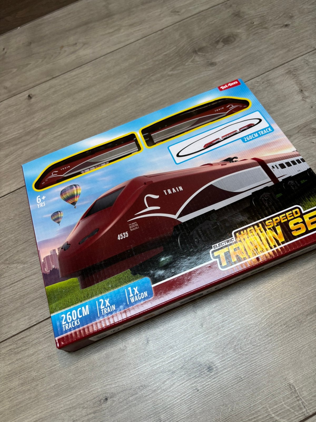 Rijdende speelgoed trein set, Hobby en Vrije tijd, Modeltreinen | Overige schalen, Ophalen of Verzenden, Zo goed als nieuw, Treinset