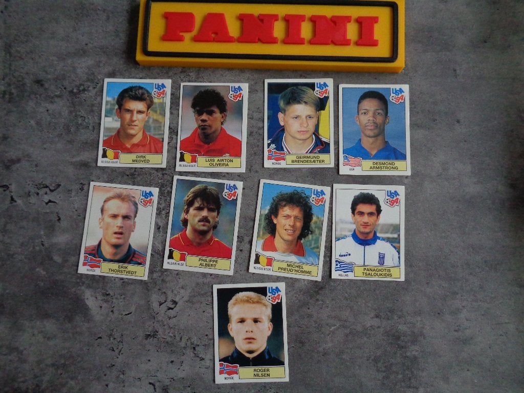 AUTOCOLLANTS PANINI FOOTBALL CUP 94 USA WORLD CUP 9x, Enlèvement ou Envoi, Comme neuf