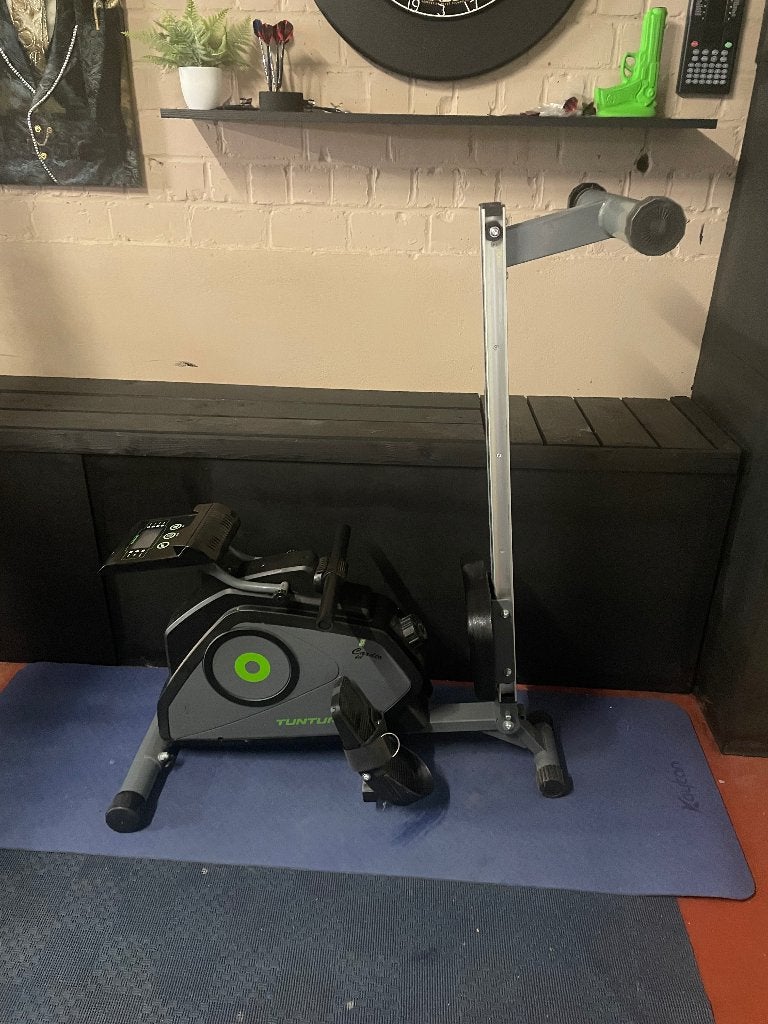 Tunturi roeitrainer, Sport en Fitness, Fitnessapparatuur, Zo goed als nieuw, Roeitrainer, Ophalen