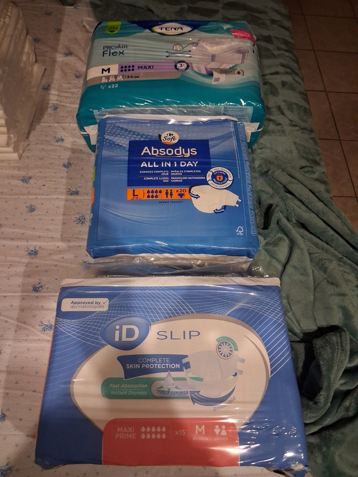 pampers volwasene, Diversen, Ophalen