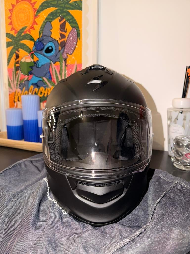 Scorpion EXO-491 zwart, Motoren, Kleding | Motorhelmen, Dames, Heren, Integraalhelm, M, Overige merken, Nieuw zonder kaartje, Ophalen