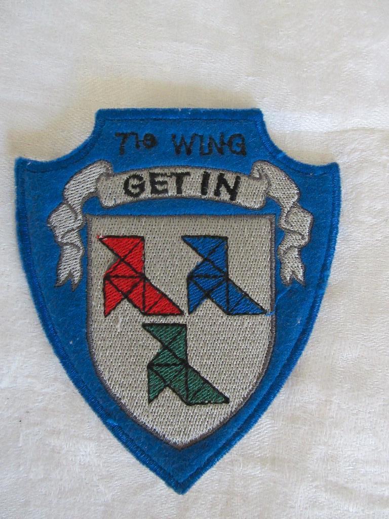Insigne 7ème WING GET IN militaria, Collections, Enlèvement