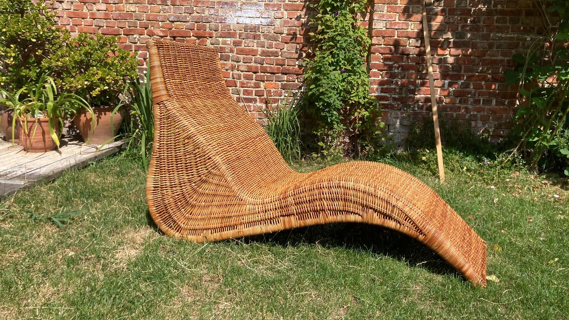 Vintage IKEA Karlskrona  Ligbed Loungestoel –  Karl Malmvall, Maison & Meubles, Fauteuils, Enlèvement, Comme neuf