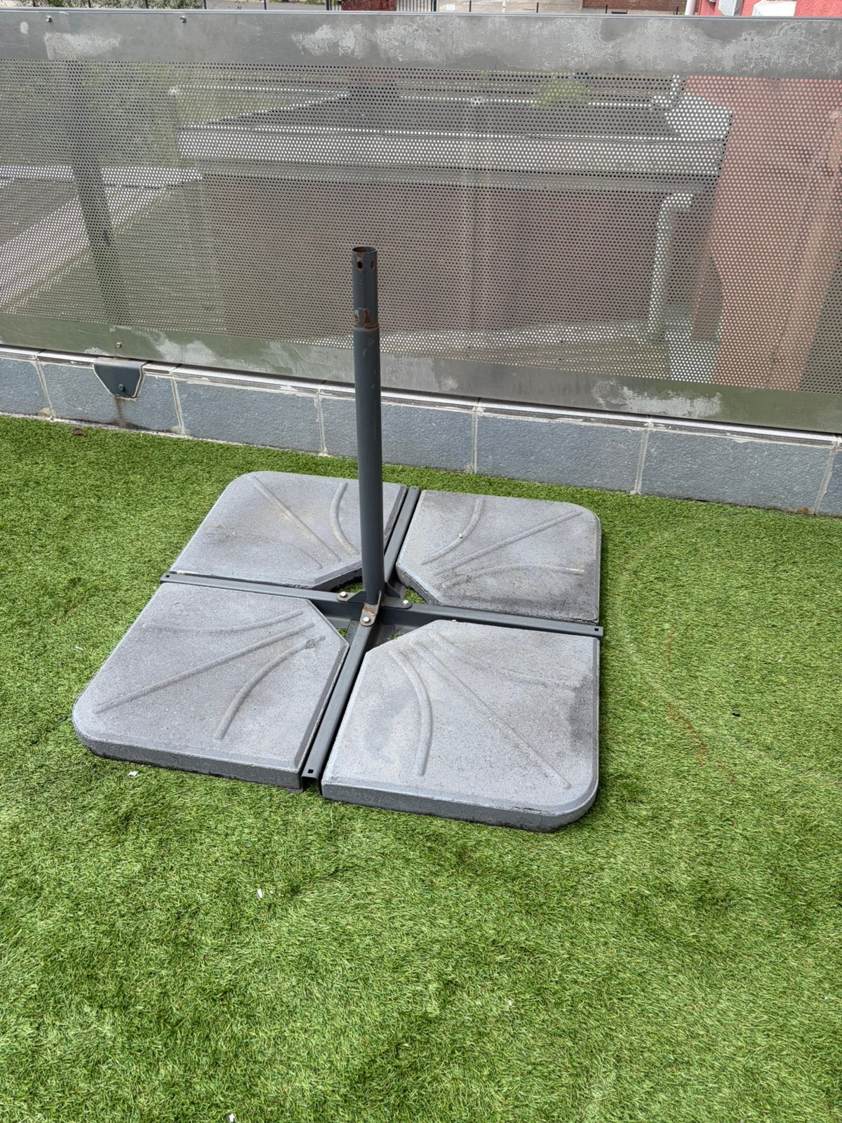 Pierre pour parasols, Tuin en Terras, Parasols, Ophalen, Gebruikt, Overige typen, Waterdicht