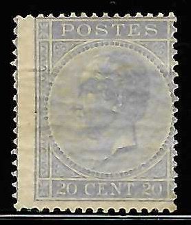 België #18Ab Z.M. Koning Leopold I profiel links., Postzegels en Munten, Niet gestempeld, Ophalen of Verzenden, Zonder stempel