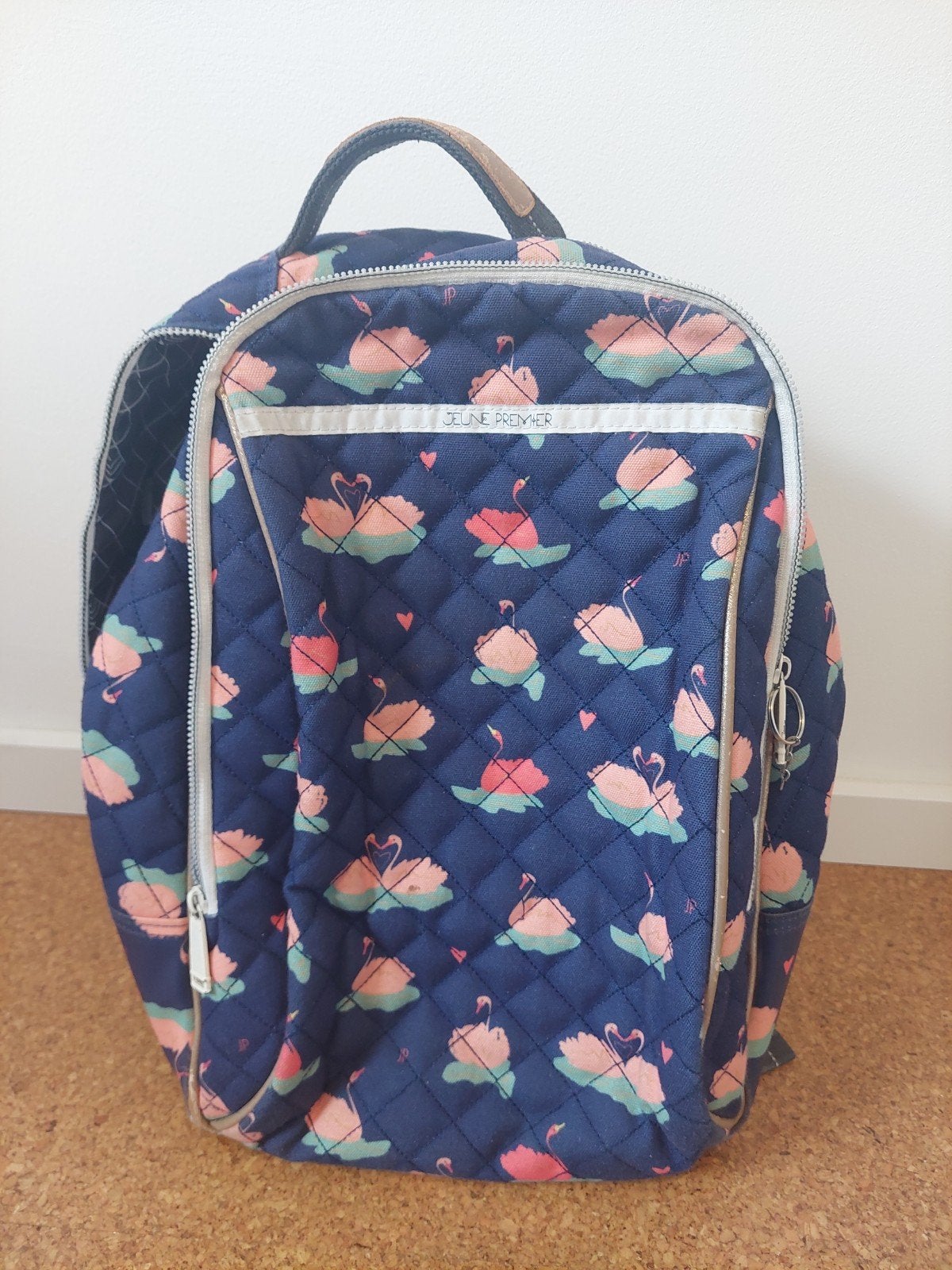 Rugzak Jeune Premier, Handtassen en Accessoires, Tassen | Schooltassen, Ophalen, Gebruikt, Blauw, Rugtas