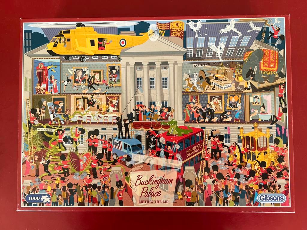 Gibsons puzzel. Buckingham palace. 1000. Stukjes, Ophalen of Verzenden, Zo goed als nieuw