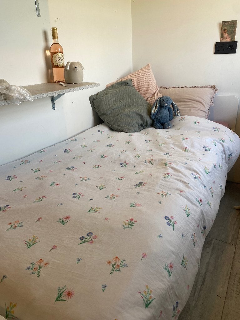 eenpersoonsbed met schuif, Huis en Inrichting, Ophalen, Gebruikt, 90 cm, Eenpersoons
