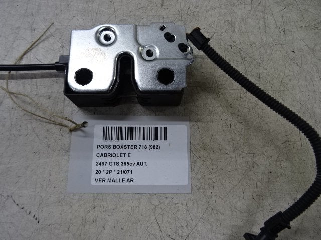 ACHTERKLEPSLOT Porsche 718 Boxster (982) (98151205304), Gebruikt, Porsche, Achterklep