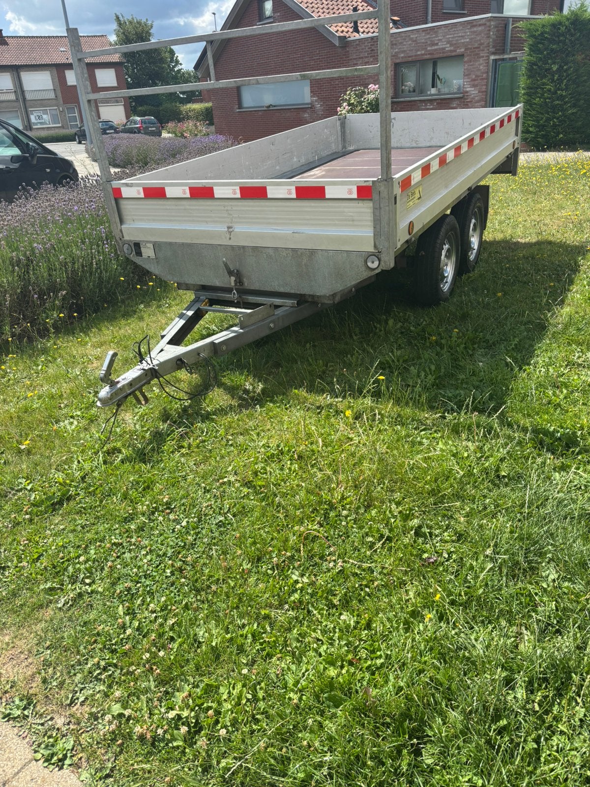 Elektrisch kipper dubbelas aanhangwagen 750kg, Auto diversen, Ophalen