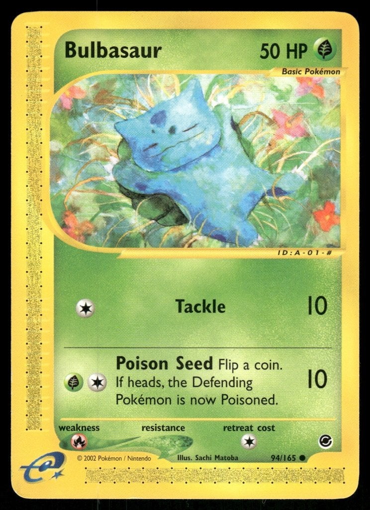 Bulbasaur 94/165 - Expedition Base Set (NM), Hobby en Vrije tijd, Verzamelkaartspellen | Pokémon, Verzenden, Gebruikt