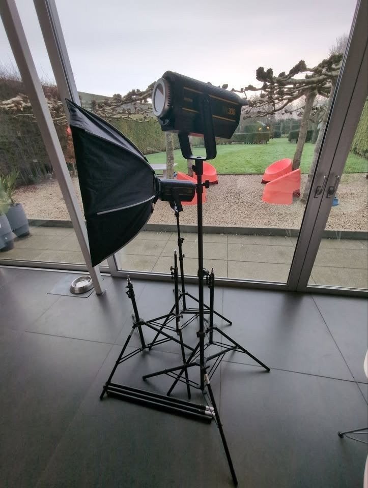 Godox VL300 professionele studioverlichting set, Audio, Tv en Foto, Gebruikt, Ophalen of Verzenden, Studiolamp, Godox