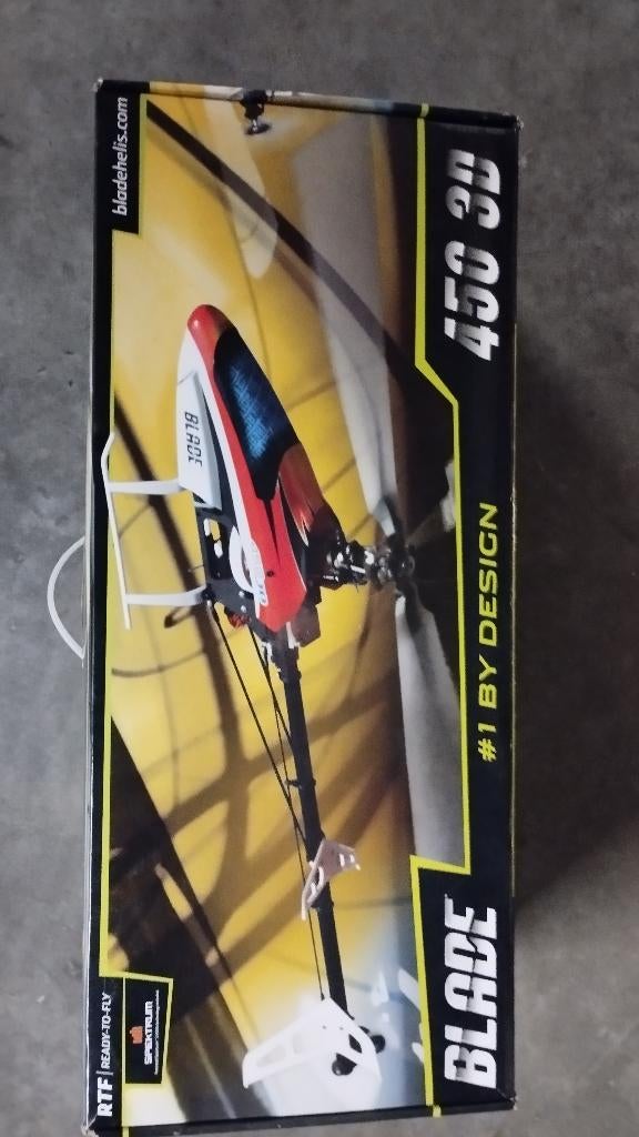 Blade 450 3D RC-helikopter met spektrumradio, Helikopter, Zo goed als nieuw, Groter dan 1:72, Ophalen