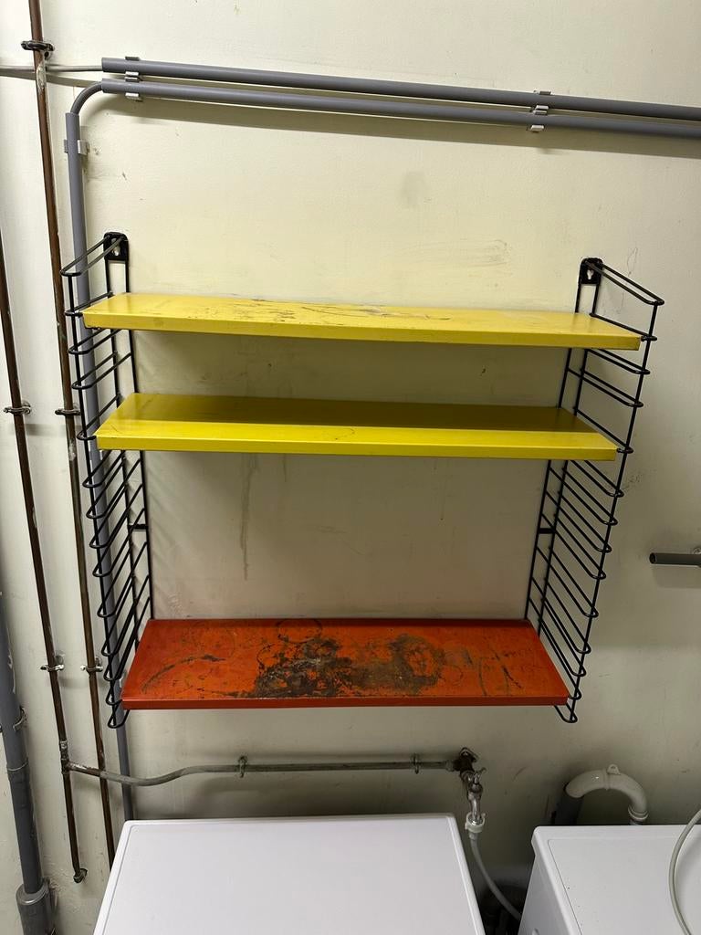 Vintage Tomado metalen rekje voor aan de muur 68x68x21 cm, Ophalen, Gebruikt