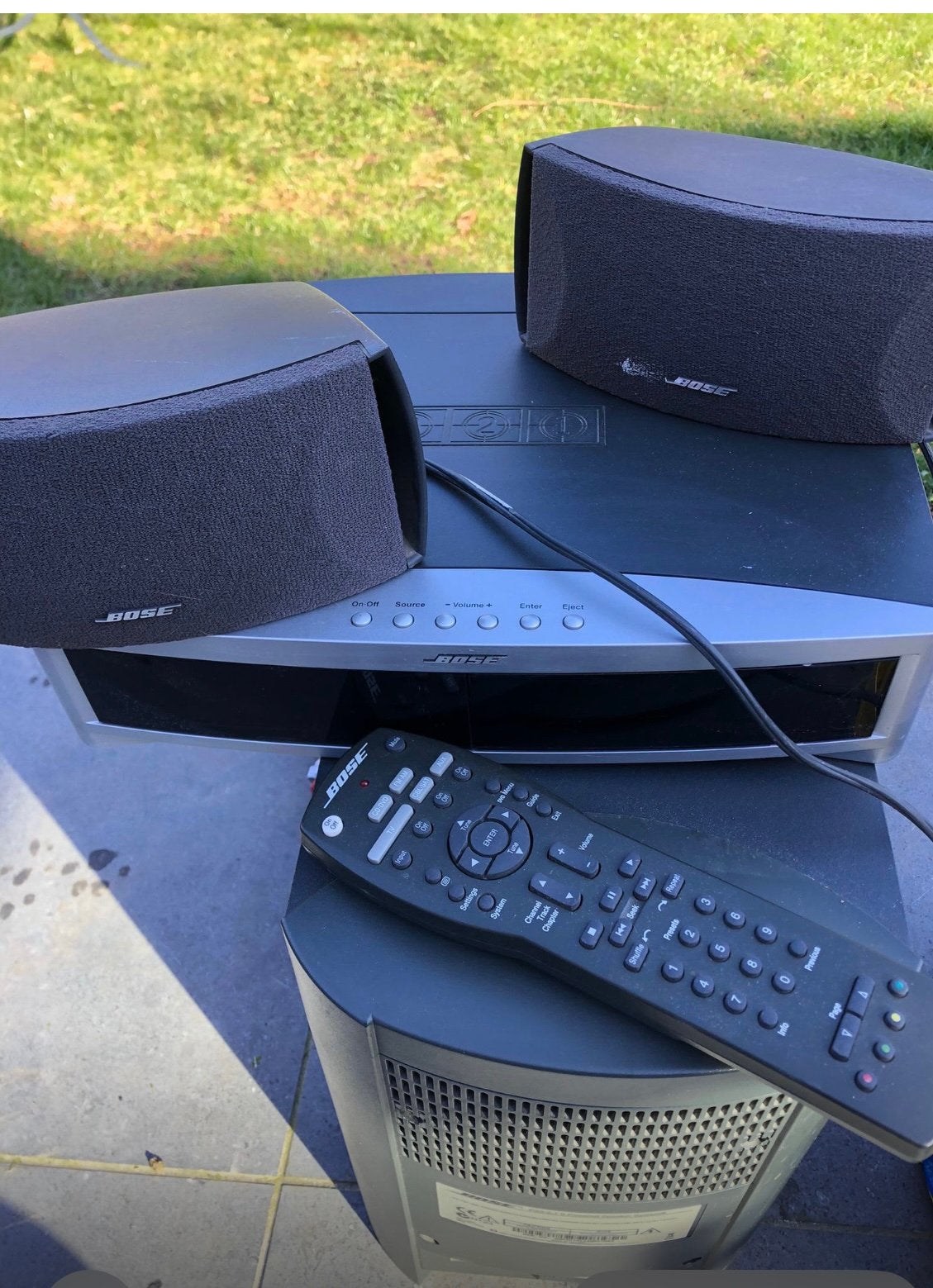 Bose 321, Enlèvement, Utilisé