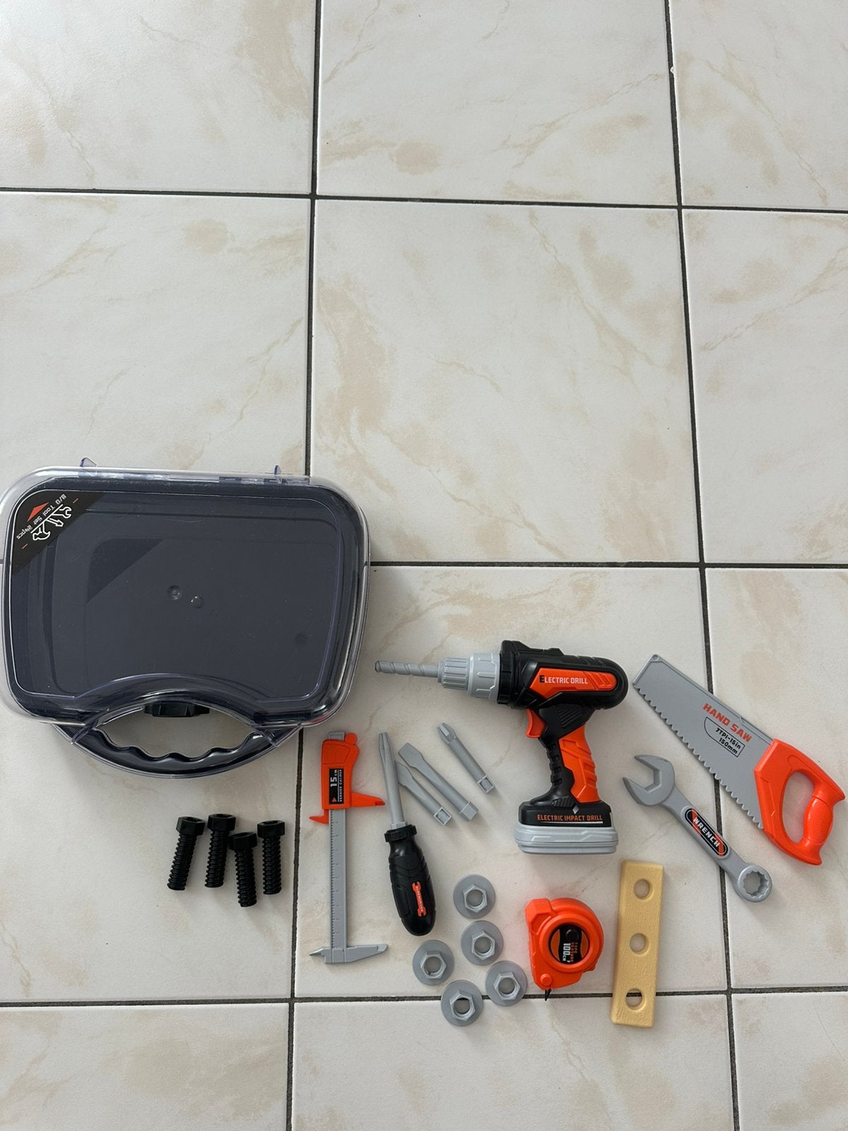 Mallette d’outils de bricolage pour enfant – Comme Neuve, Enlèvement, Comme neuf