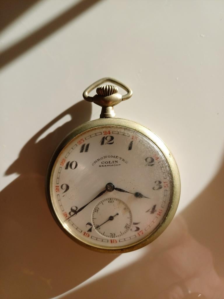 Antiek zakhorloge vh merk  Colin Grammot, Handtassen en Accessoires, Horloges | Antiek, Ophalen, Zakhorloge