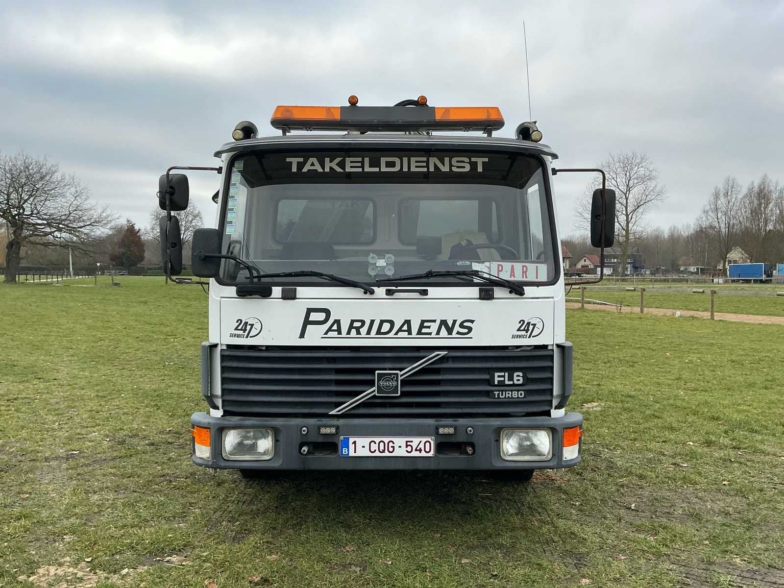 Dépanneuse Volvo FL6 Turbo 1990 avec grue, Achat, Entreprise, Autres carburants, Volvo