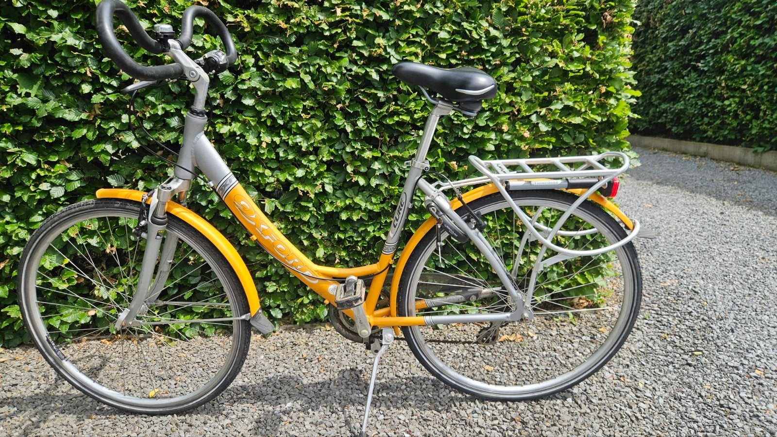 Oxford damesfiets top, Ophalen