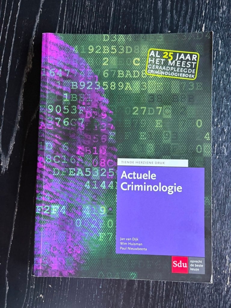 Actuele Criminologie – 10e herziene druk, Boeken, Ophalen of Verzenden, Gelezen, Overige vakken, Jan van Dijk, Wim Huisman & Paul Nieuwbeerta