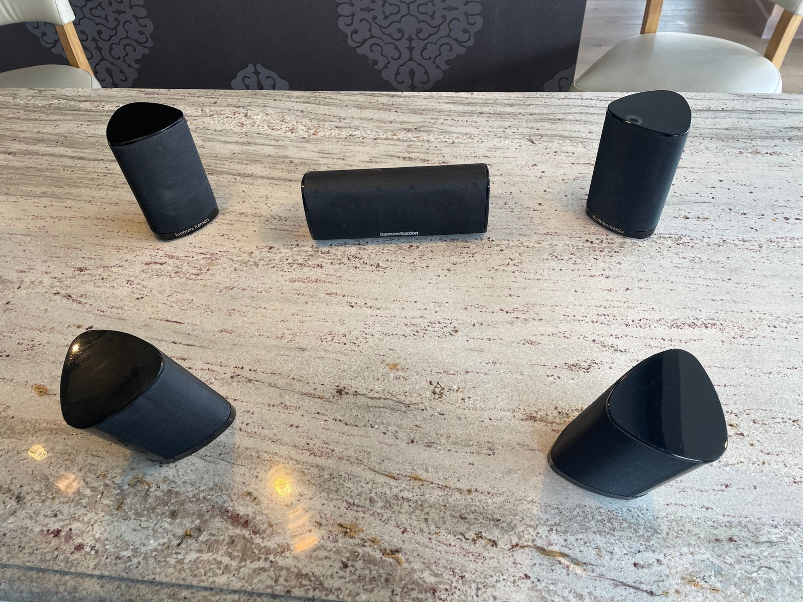 Harman kardon 5.1 surround speakers, Audio, Tv en Foto, Home Cinema-sets, Ophalen, Zo goed als nieuw