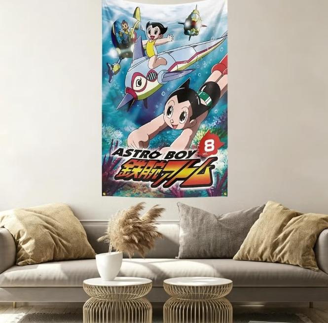 Grote vlaggen Astro Boy (150x90cm), Ophalen of Verzenden, Nieuw