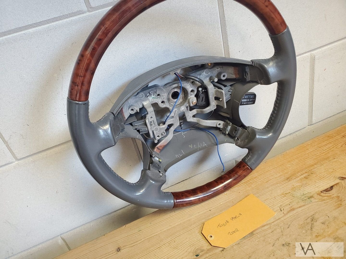 Toyota Previa 2000 - 2006 stuurwiel met hout nette staat 150, Gebruikt, -, -, Ophalen of Verzenden