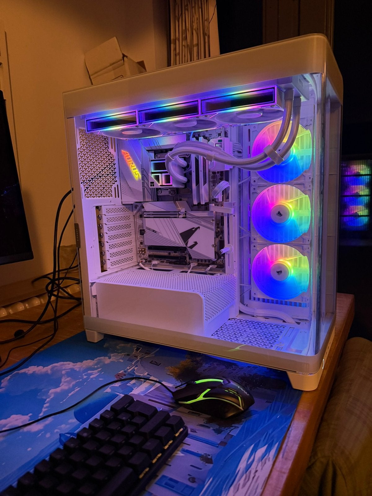 Witte pc high end intel i9 14900k, Ophalen, Zo goed als nieuw