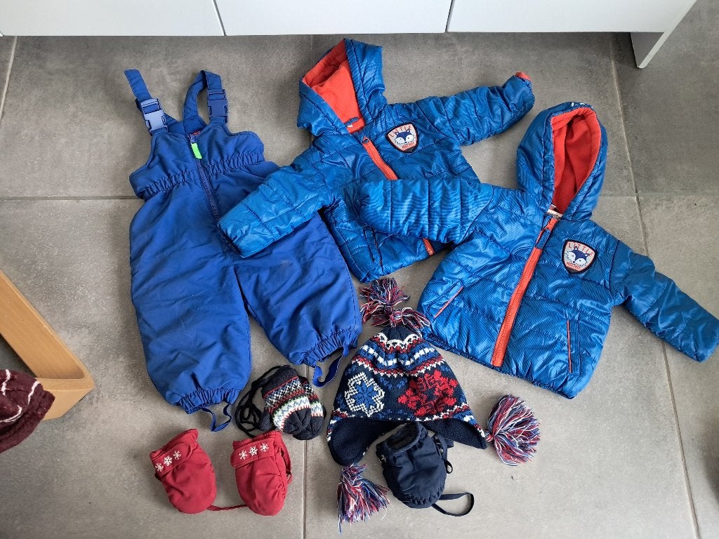 Pakket winterspullen maat 74, Ophalen, Gebruikt, Maat 74
