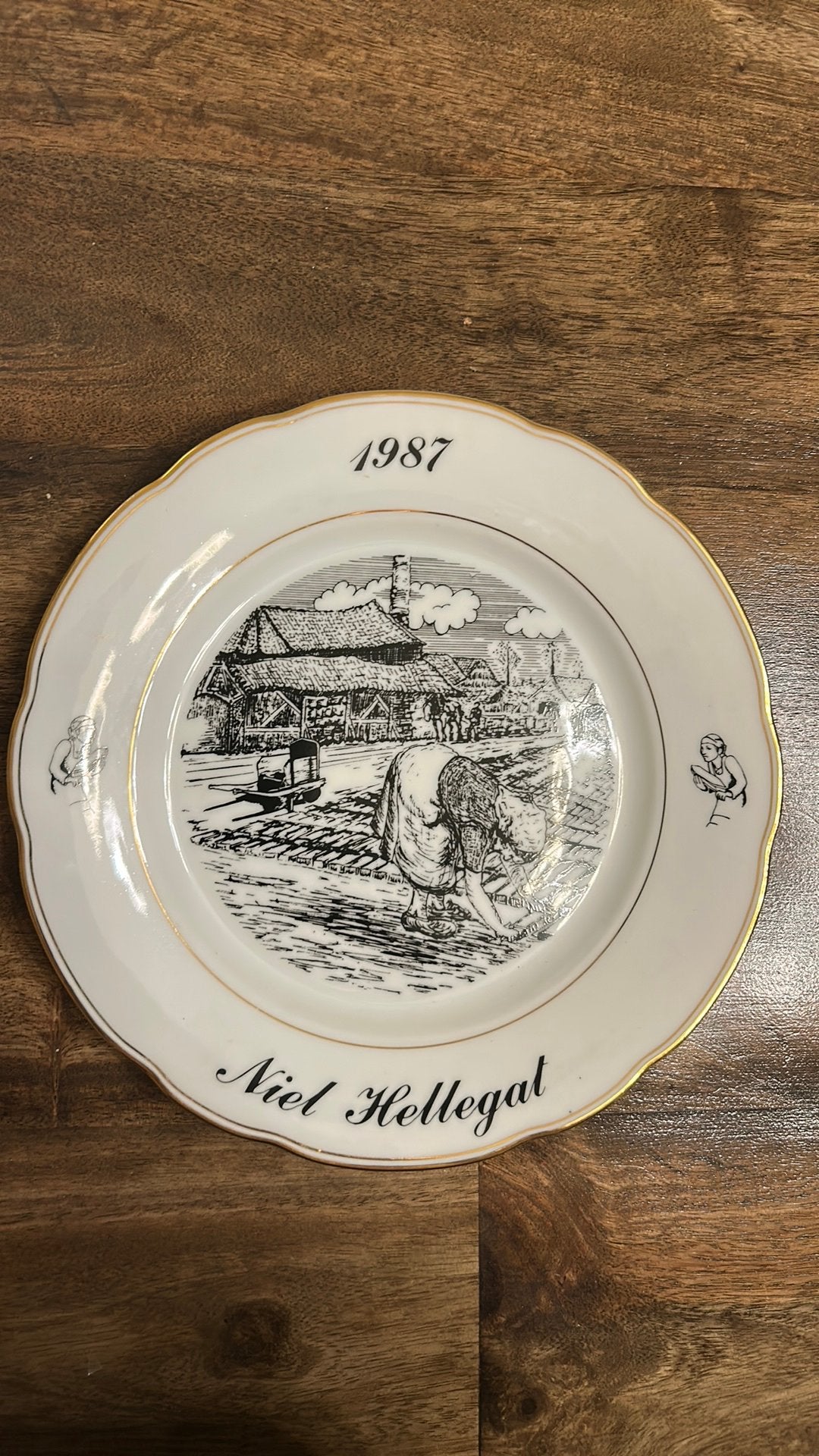 Assiette Niel Hellegat 1987, Antiquités & Art, Enlèvement ou Envoi