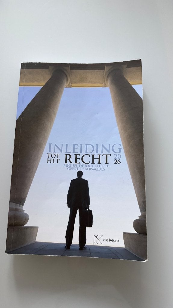 Inleiding tot het recht., Boeken, Studieboeken en Cursussen, Ophalen, Gelezen, Overige niveaus, M. De Jonckheere en Debersaques Geert