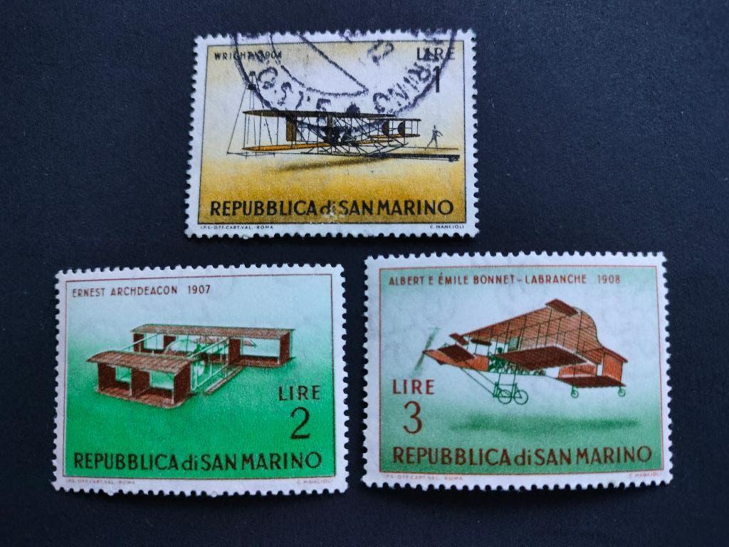 Saint-Marin 1962 - avions anciens, Envoi, Avions