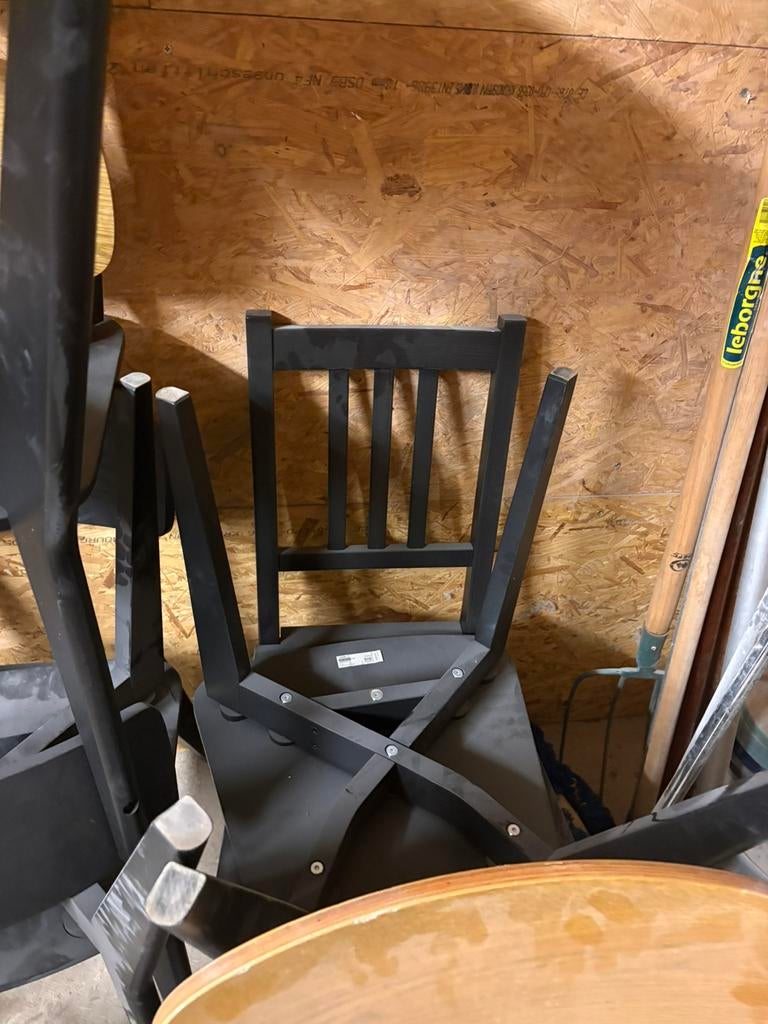 Chaises noires ikea, Maison & Meubles, Chaises, Enlèvement