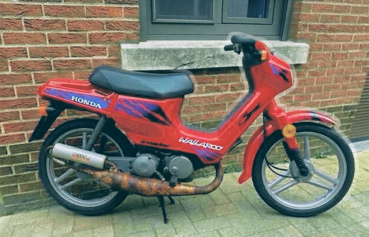 Honda wallaroo van 1991, Fietsen en Brommers, Brommers | Honda, Ophalen, Zo goed als nieuw, Klasse B (45 km/u), Overige modellen