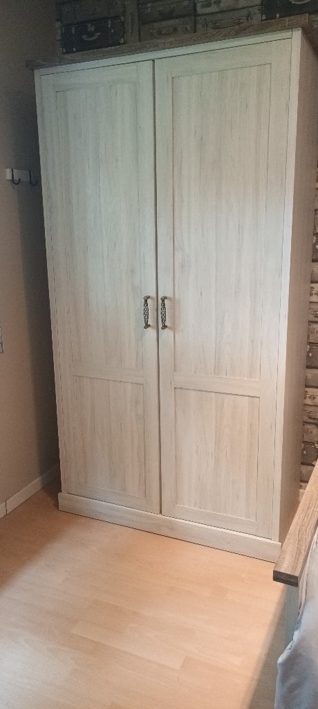 Complete landelijke slaapkamer light oak+brown, Huis en Inrichting, Slaapkamer | Complete slaapkamers, Ophalen, Zo goed als nieuw