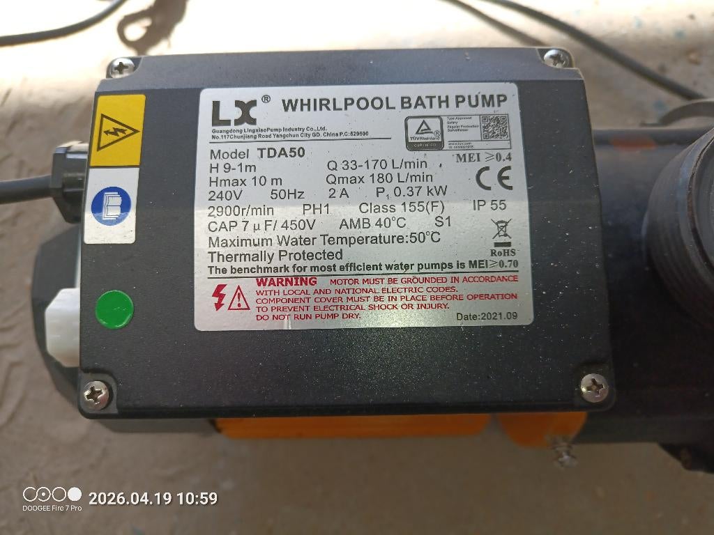 Onderdelen jaccuzzi, Ophalen, Zo goed als nieuw, Verwarming