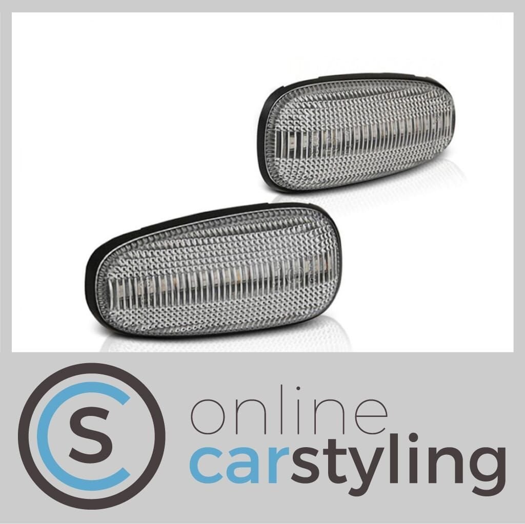 Dynamische LED zijknipperlichten Opel Astra G WIT / ZWART, Neuf, -, Opel, -