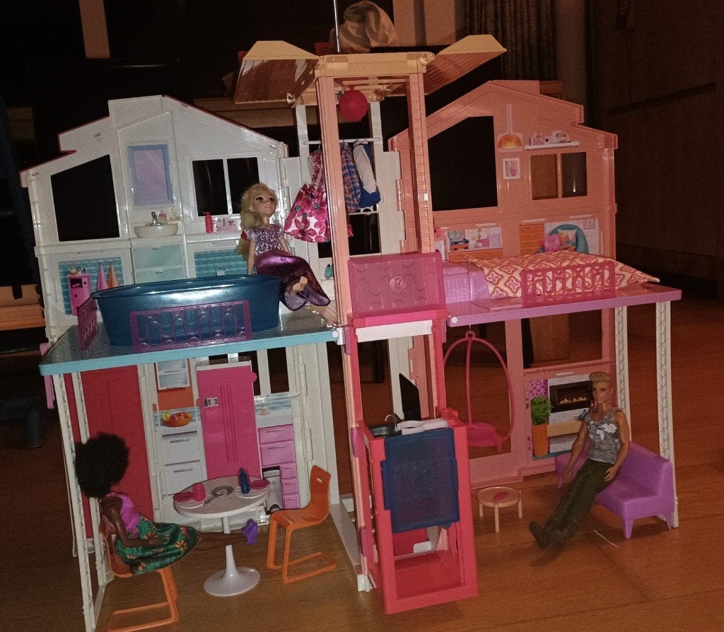 Barbie huis, Ophalen, Gebruikt, Poppenhuis