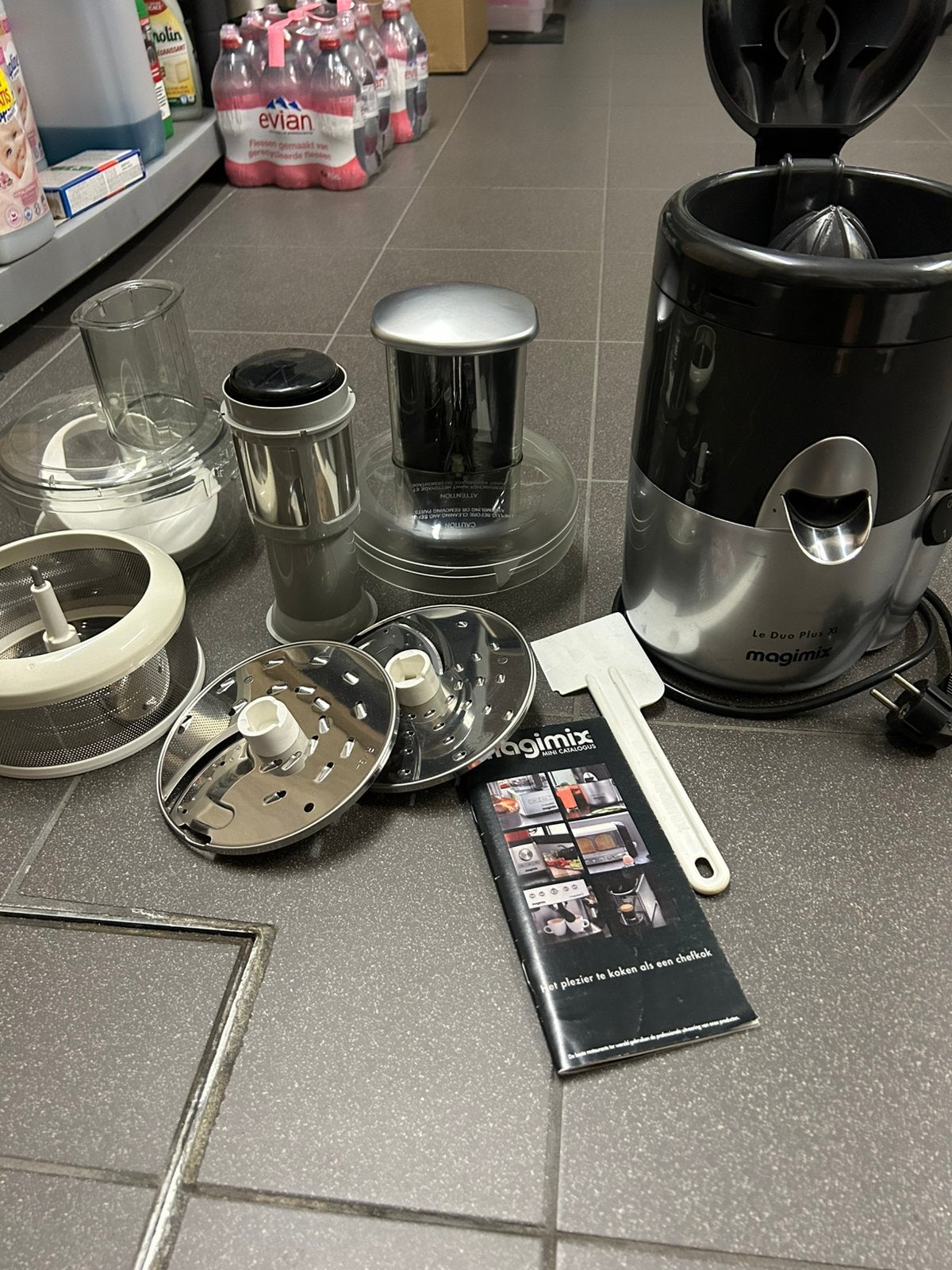 Magimix le duo plus XL, Elektronische apparatuur, Keukenmixers, Ophalen, 1 tot 2 liter, Zo goed als nieuw, Vaatwasserbestendig