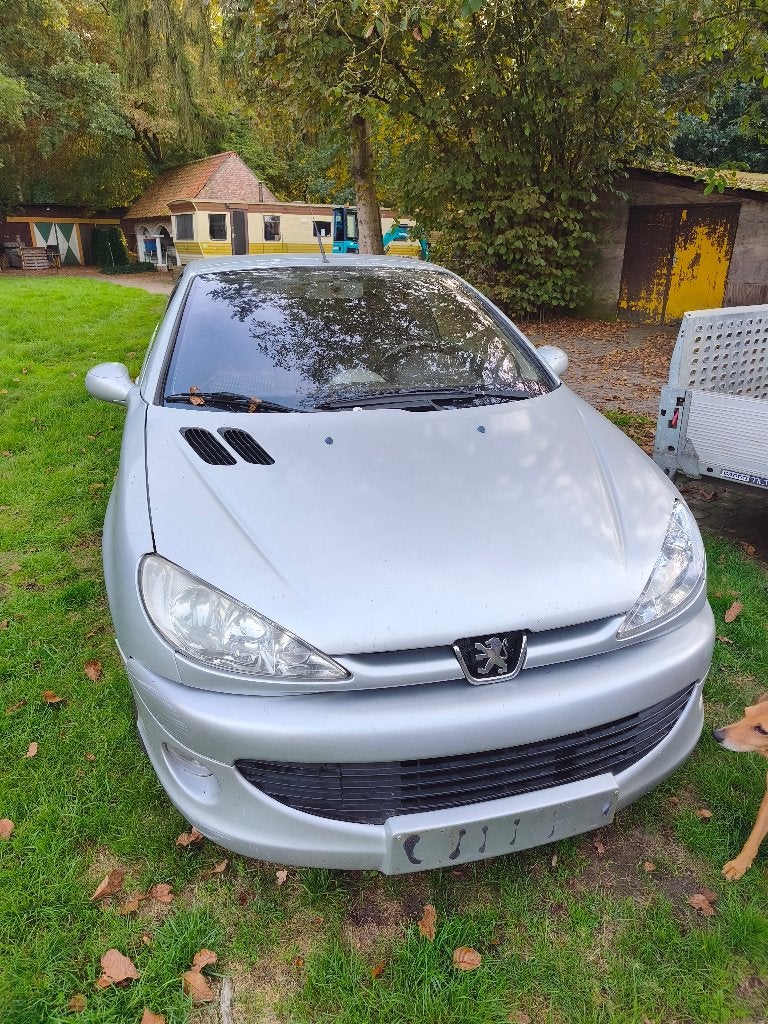 Peugeot 206 cabrio, Auto's, Automaat, Stof, Zwart, Cabriolet