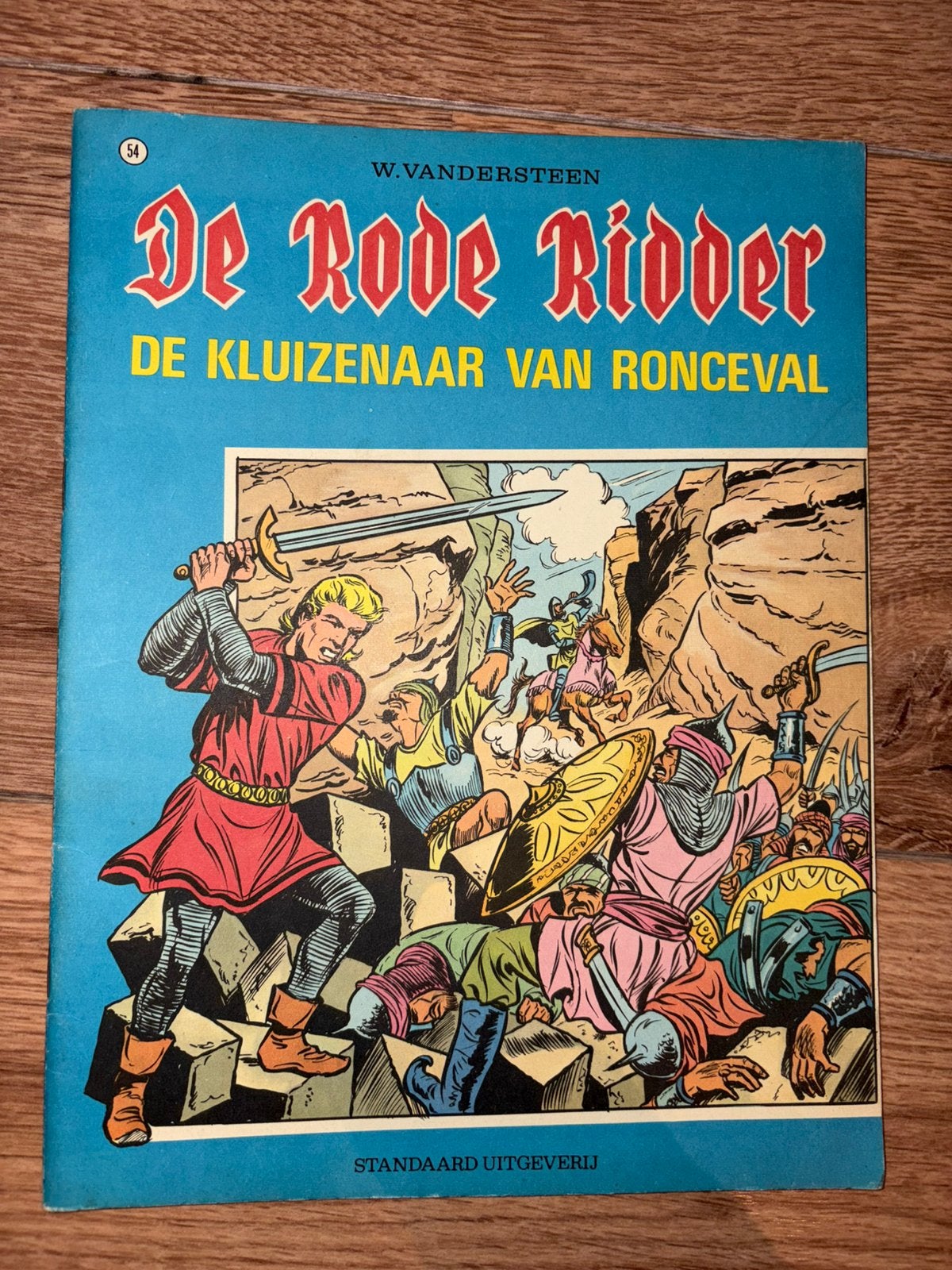De Rode Ridder 54 eerste druk, Eén stripboek, Ophalen of Verzenden, Gelezen
