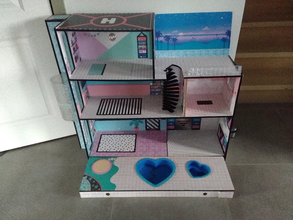Poppenhuis, Ophalen, Gebruikt, Poppenhuis