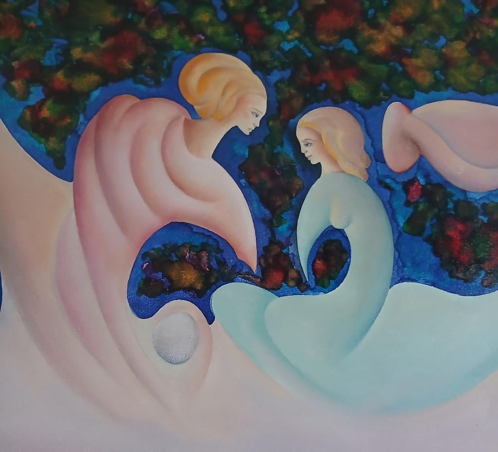 PEINTURE DE CHARLES DELPORTE, Antiquités & Art, Art | Peinture | Classique, Enlèvement