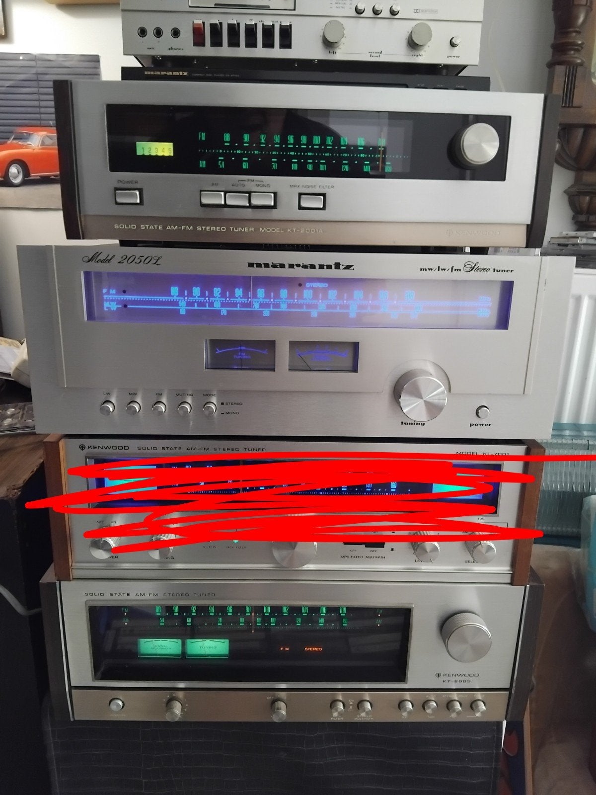 Tuner hifi hiend Kenwood  Marantz, Ophalen of Verzenden