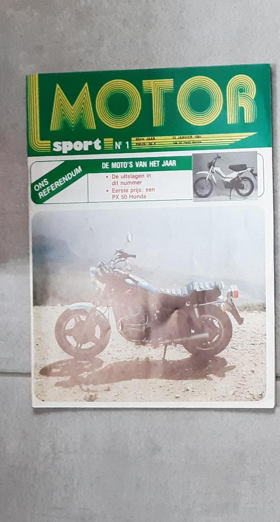 tijdschrift motor MotorSport    #1 23jan-1981, Verzamelen, Ophalen of Verzenden, 1980 tot heden, Tijdschrift