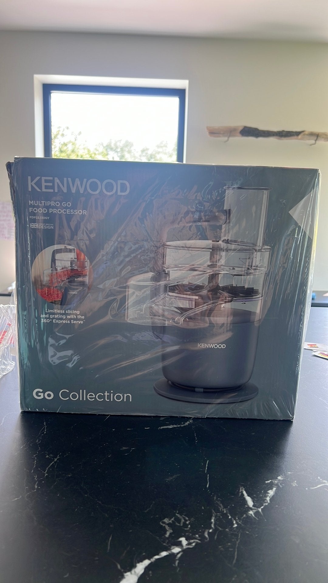 Foodprocessor Kenwood multipro go (nog in verpakking), Electroménager, Neuf, Résiste au lave-vaisselle, Enlèvement, 1 à 2 litres
